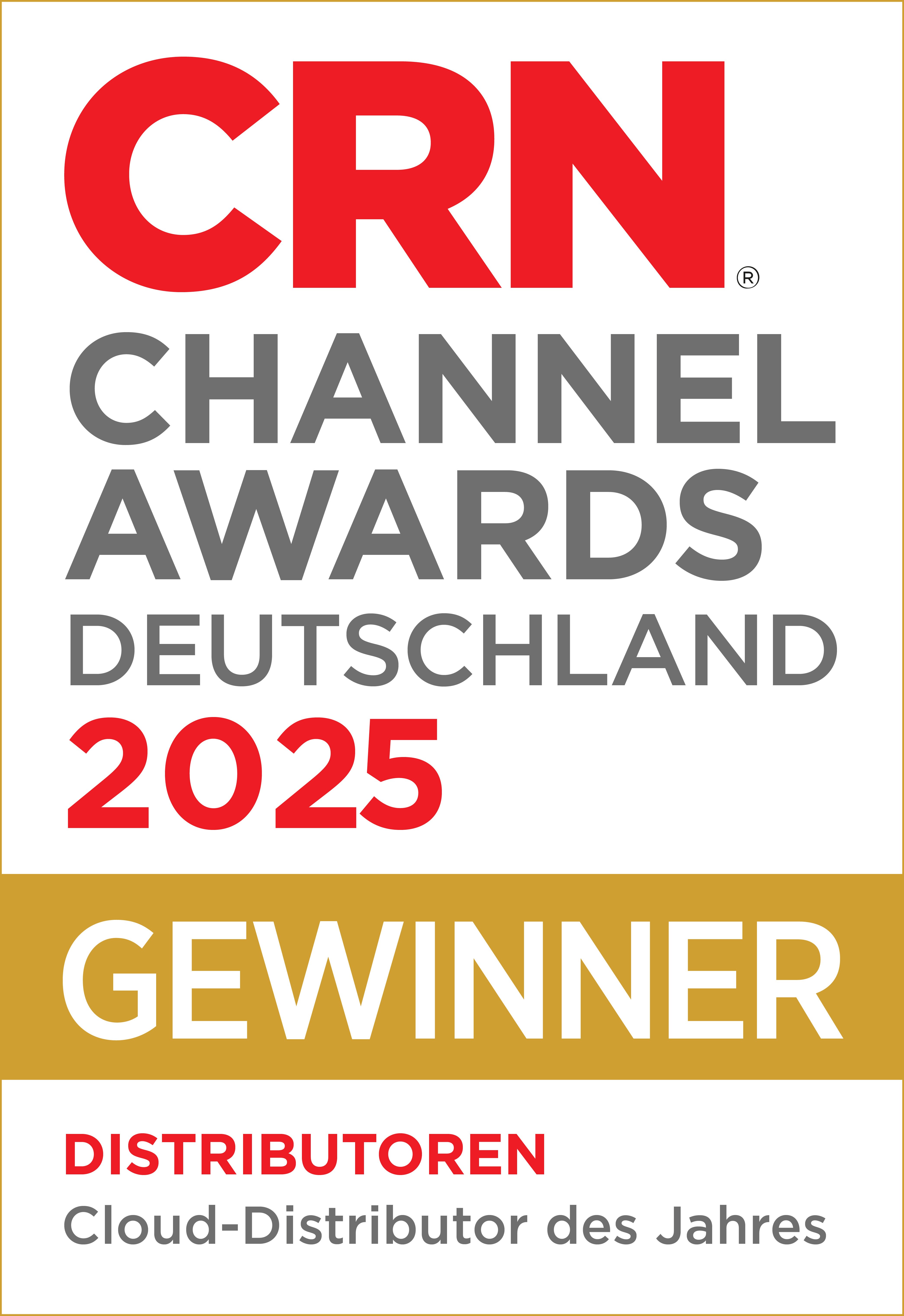 CRNCAD25-Logo-Winner+Cat_Cloud-Distributor des Jahres