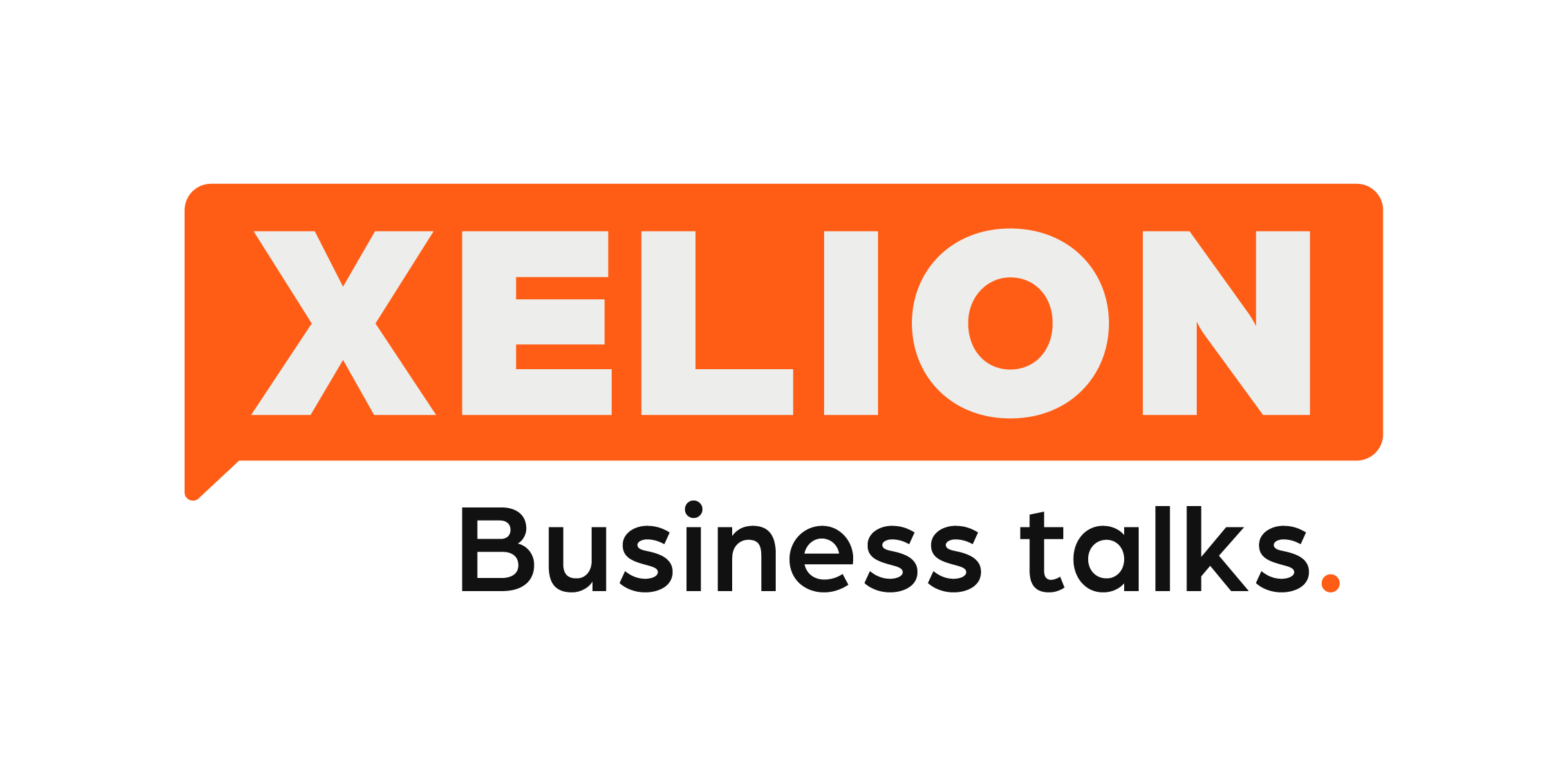 Xelion Logo Orange +payoff RGB